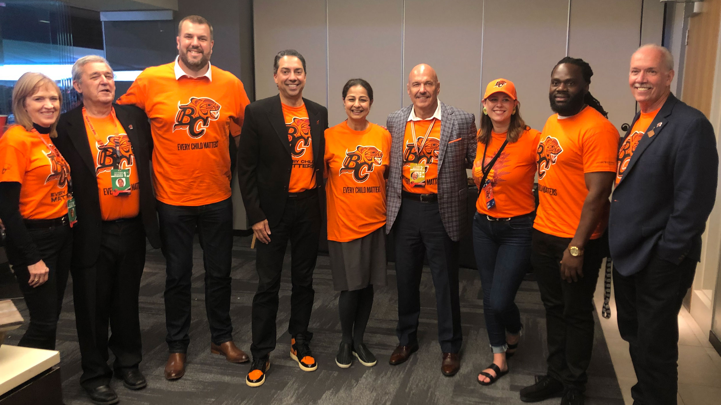 EVA BC joins BC Lions for second Orange Shirt Day game